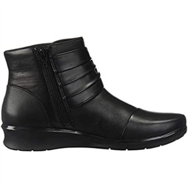Botines Clarks Hope Twirl Mujer Cuero Negro