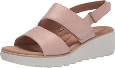 Sandalia Plana Clarks Jillian Perla Mujer