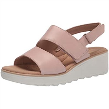 Sandalia Plana Clarks Jillian Perla Mujer