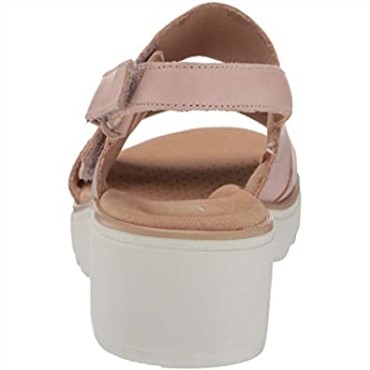 Sandalia Plana Clarks Jillian Perla Mujer