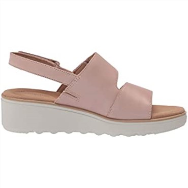 Sandalia Plana Clarks Jillian Perla Mujer