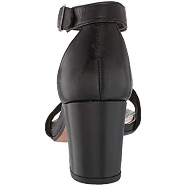 Sandalia Con Tacón Clarks Jocelynne Cam Mujer Black Interest Cuero Combi