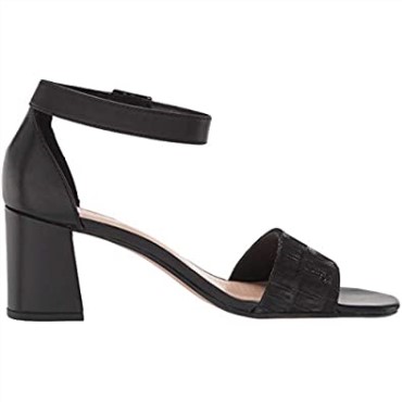 Sandalia Con Tacón Clarks Jocelynne Cam Mujer Black Interest Cuero Combi