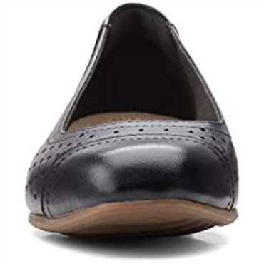 Clarks Juliet Cedar Bailarinas Mujer Negro Cuero