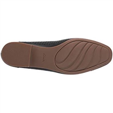 Clarks Juliet Cedar Bailarinas Mujer Negro Cuero