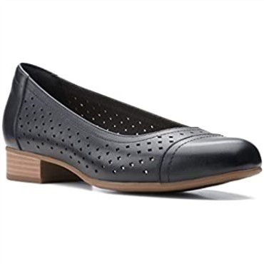 Clarks Juliet Cedar Bailarinas Mujer Negro Cuero
