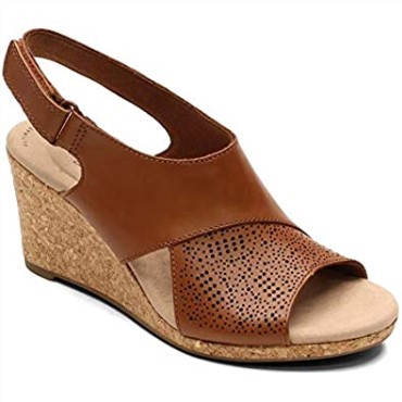 Sandalias De Mujer Clarks Lafley Joy Marrón 10,5 M