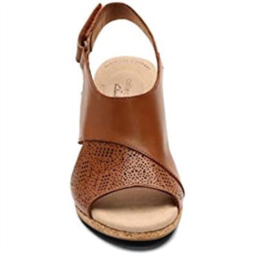 Sandalias De Mujer Clarks Lafley Joy Marrón 10,5 M