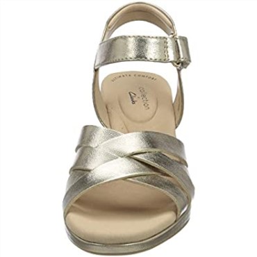 Sandalia Con Tacón Clarks Lafley Leah Para Mujer