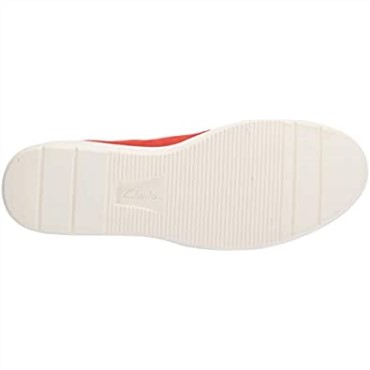 Zapatilla Clarks Layton Step Para Mujer Ante Naranja Brillante