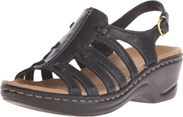 Sandalia Mujer Clarks Lexi Marigold Q Piel Negra