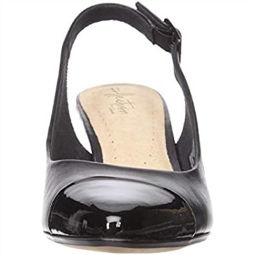 Clarks Linvale Emmy Pump Mujer Negro Piel Sintetica