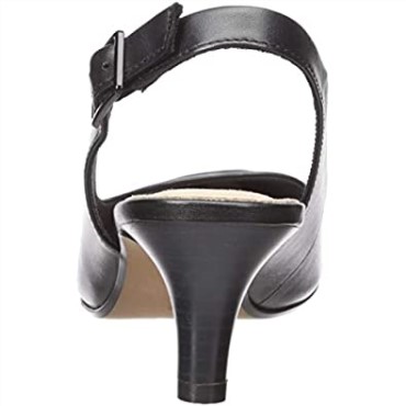 Clarks Linvale Emmy Pump Mujer Negro Piel Sintetica