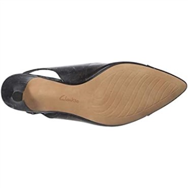 Clarks Linvale Emmy Pump Mujer Negro Piel Sintetica