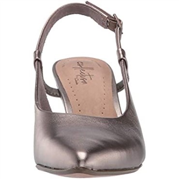 Clarks Linvale Loop Pump Mujer Cuero Peltre