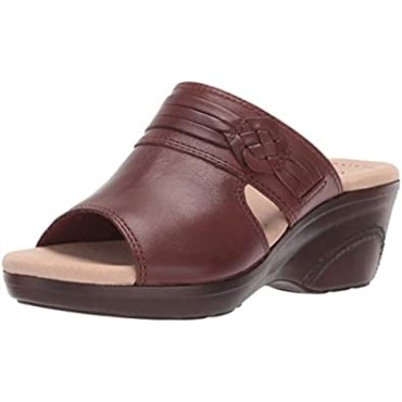 Sandalia Clarks Lynette Trudie Mujer Caoba Ny Cuero