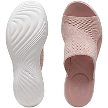 Sandalia Mujer Clarks Marcoral Punto Rosa Claro