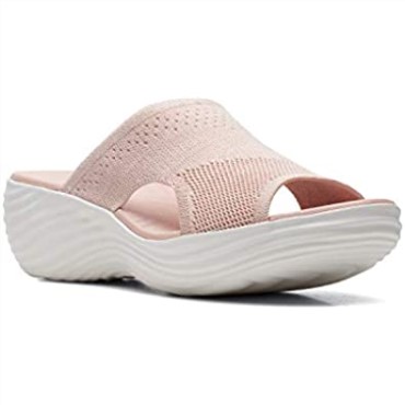 Sandalia Mujer Clarks Marcoral Punto Rosa Claro