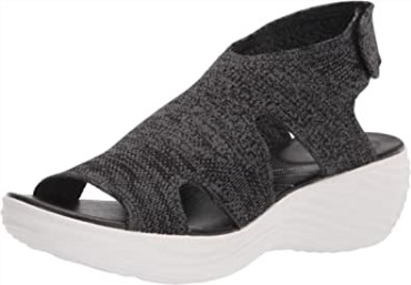 Sandalia Marsail Clarks Mujer Punto Negro