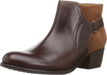 Clarks Maypearl Lilac Botines Para Mujer Bronceado Oscuro