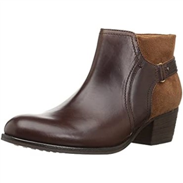 Clarks Maypearl Lilac Botines Para Mujer Bronceado Oscuro