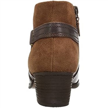 Clarks Maypearl Lilac Botines Para Mujer Bronceado Oscuro