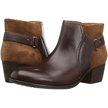Clarks Maypearl Lilac Botines Para Mujer Bronceado Oscuro