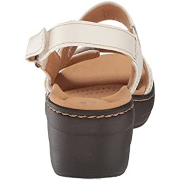 Sandalia Con Tacón Clarks Mujer Merliah Opal Piel Blanca