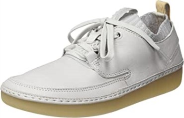 Zapatillas Bajas Mujer Clarks Nature Iv Azul Hielo Azul Cuero