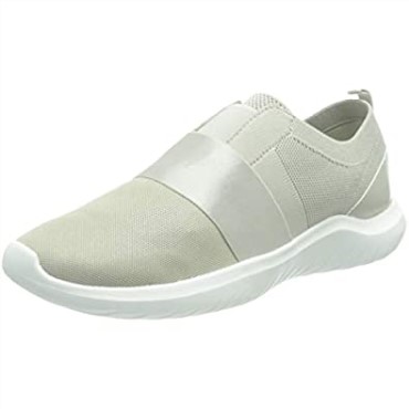Deportivas Mujer Clarks Nova Lumis Champán Metalizado Textil