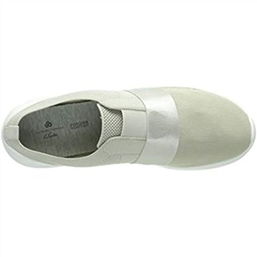 Deportivas Mujer Clarks Nova Lumis Champán Metalizado Textil