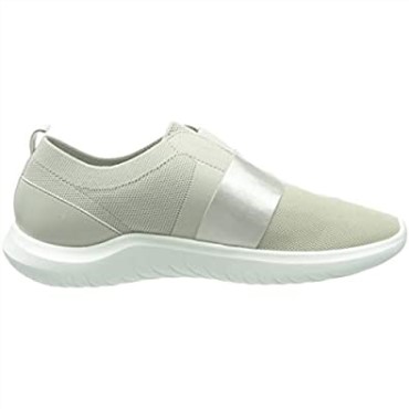 Deportivas Mujer Clarks Nova Lumis Champán Metalizado Textil