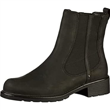 Botas De Caña Corta Mujer Clarks Orinoco Club Negras