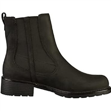 Botas De Caña Corta Mujer Clarks Orinoco Club Negras