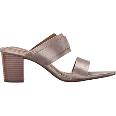 Sandalia Mujer Clarks Ralene Rose Champagne Piel Metalizada