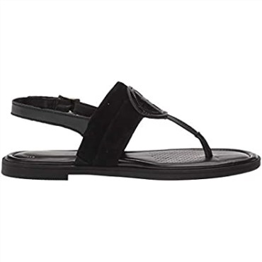 Sandalias Planas Mujer Clarks Reyna Glam Negro Sintético Interest Combi
