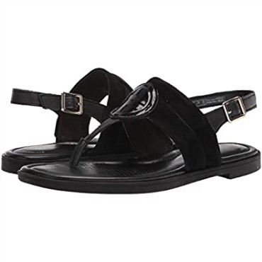 Sandalias Planas Mujer Clarks Reyna Glam Negro Sintético Interest Combi