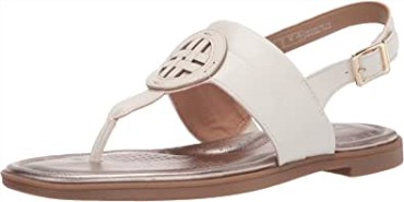Sandalias Planas Mujer Clarks Reyna Glam Sintético Blanco