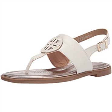 Sandalias Planas Mujer Clarks Reyna Glam Sintético Blanco