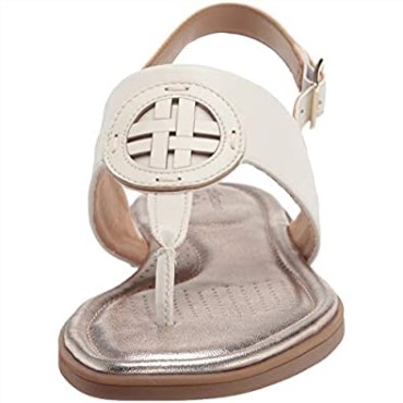 Sandalias Planas Mujer Clarks Reyna Glam Sintético Blanco