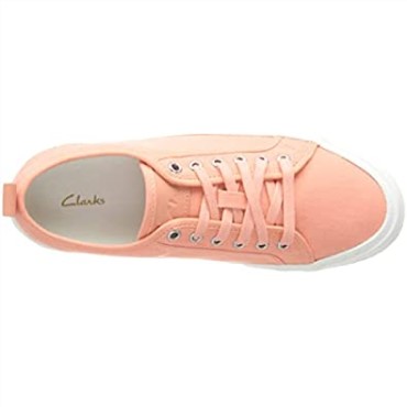 Zapatillas Clarks Mujer Roxby Lace Lona Coralina