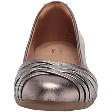 Clarks Sara Clover Bailarinas Mujer Metalizado Sintético Combi