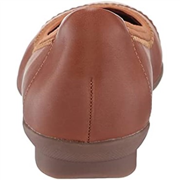 Clarks Sara Orchid Bailarinas Mujer Cuero Caramelo