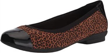 Clarks Sara Orchid Bailarinas Mujer Leopardo