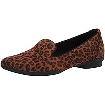 Mocasines Clarks Sara Poppy Para Mujer Con Estampado De Leopardo