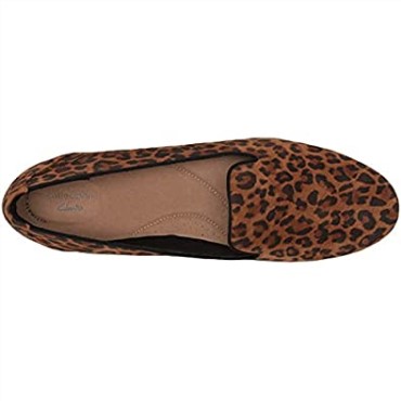 Mocasines Clarks Sara Poppy Para Mujer Con Estampado De Leopardo