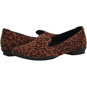 Mocasines Clarks Sara Poppy Para Mujer Con Estampado De Leopardo