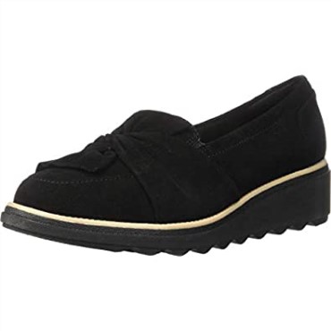 Mocasines Mujer Clarks Sharon Dasher Ante Negro