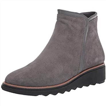 Clarks Sharon Heights Fashion Boot Mujer Ante Gris