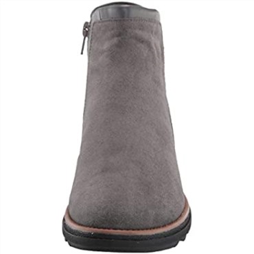 Clarks Sharon Heights Fashion Boot Mujer Ante Gris